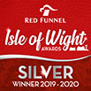 Red Funnel Isle of Wight Awards Silver Winner 2019-2020