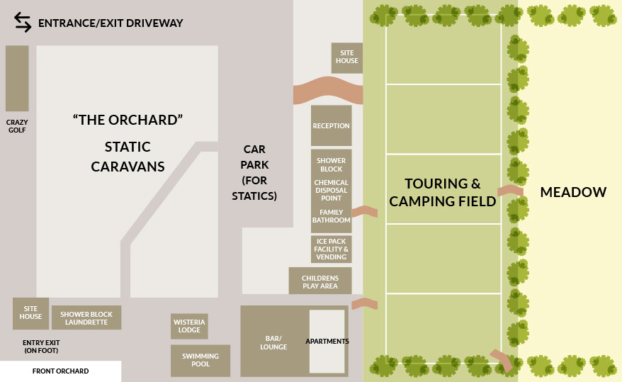 Appuldurcombe Gardens Park Site Map